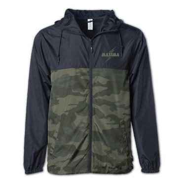 Maxima Windbreaker Logo Camo Black